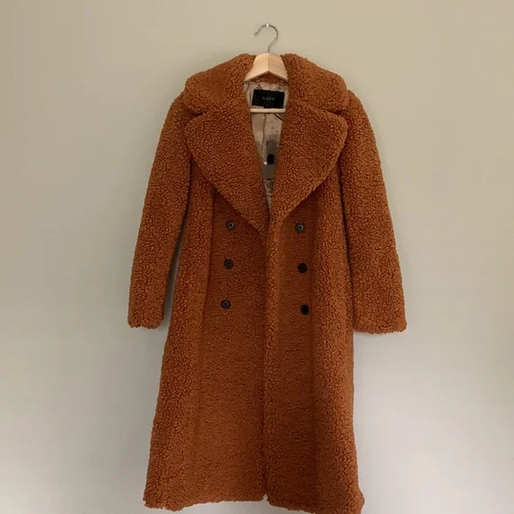 J. Crew Petite double-breasted teddy sherpa topcoat - Picture 6 of 8